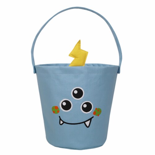 Holiday Home Canvas Monster Easter Bucket Perspective: front