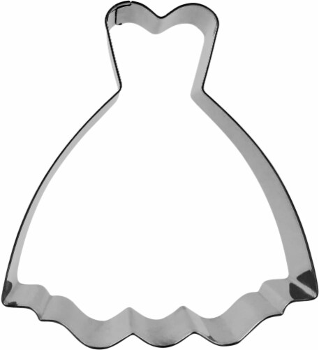 Ralphs Dash Of That Wedding Dress Cookie Cutter Silver 1 Ct