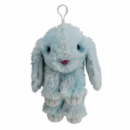 Holiday Home Plush Bunny - Blue Perspective: front