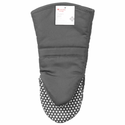 Everyday Living Silicone Puppet Mitt - Charcoal Perspective: front