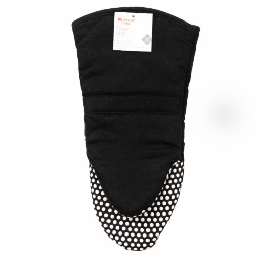 Everyday Living Silicone Puppet Mitt - Black Perspective: front