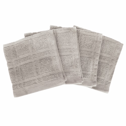 Everyday Living Light Gray Dish Cloths Perspective: front