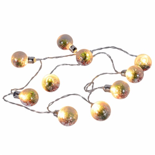Holiday Home 10 LED Ball Party Lights Perspective: front