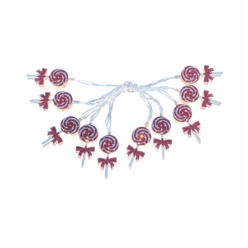 Holiday Home LED Candy Cane Party Lights Perspective: front