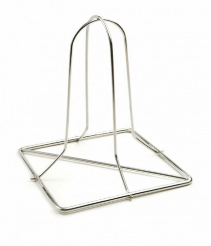 HD Designs Grill Folding Chicken Rack - Stainless Steel Perspective: front