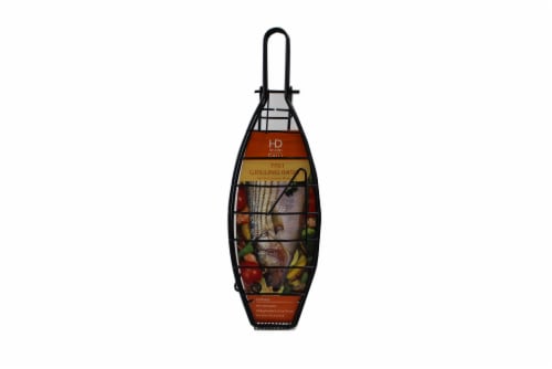 HD Designs Grill Nonstick Fish Grilling Basket Perspective: front