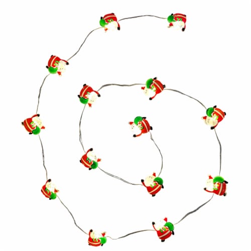 Holiday Home® LED Santa Party Lights Perspective: front