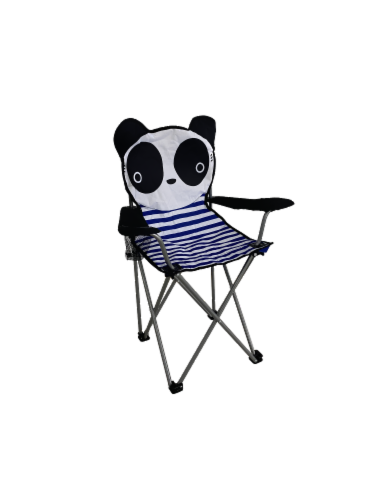 Glacier's Edge Folding Panda Youth Chair Perspective: front