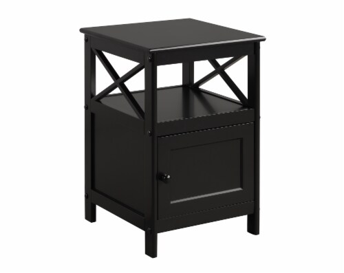 3-Drawer Bathroom Floor Cabinet Free Standing Side Storage Organizer  Nightstand Black, 1 unit - Fred Meyer