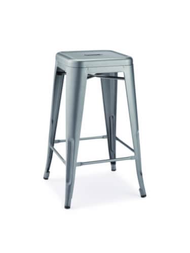 HD Designs Metal Barstool - Gunmetal Perspective: front