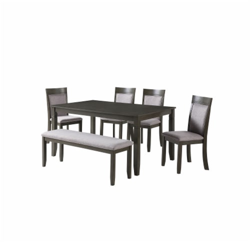 HD Designs Palmer Upholstered Dining Set Perspective: front