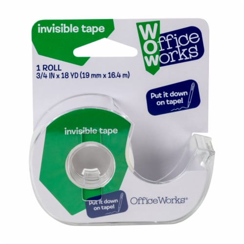 Office Works® Invisible Tape - Clear Perspective: front