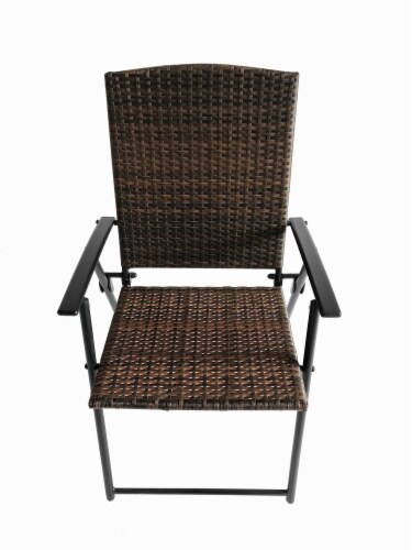 Woven folding online outdoor chairs