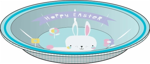 Holiday Home Hoppy Easter Tin Bowl Perspective: front