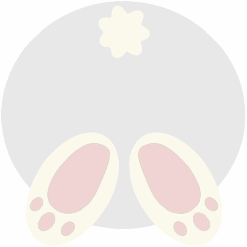 Lintex Bunny Tail Placemat Perspective: front