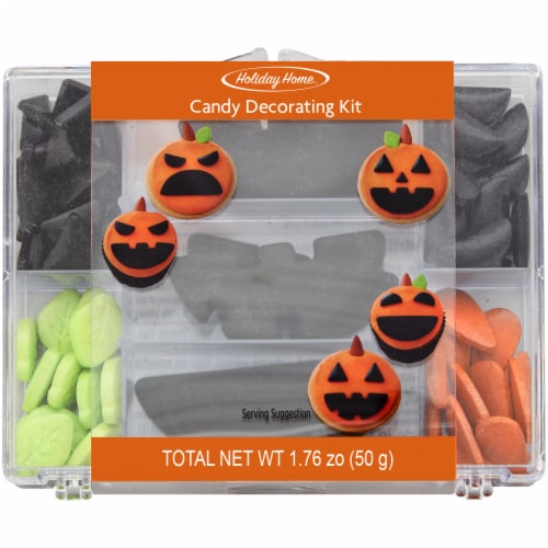 Holiday Home™ Pumpkin Face Baking Decor Kit Perspective: front