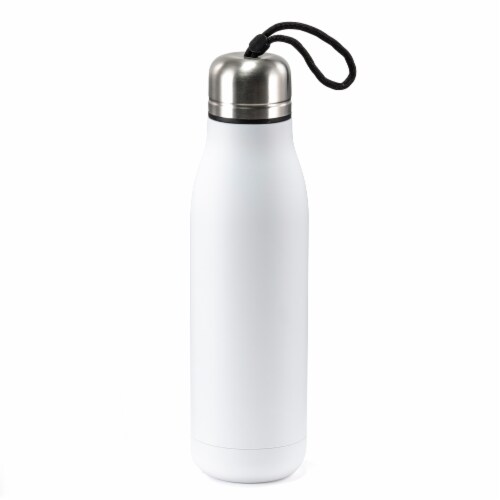 HD Designs Outdoors Double Wall Vacuum Bottle - Bright White Perspective: front