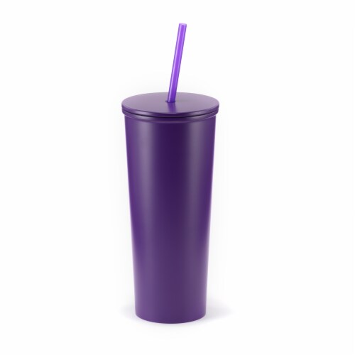 HD Designs Outdoors Stainless Steel Tumbler - Imperial Purple Perspective: front