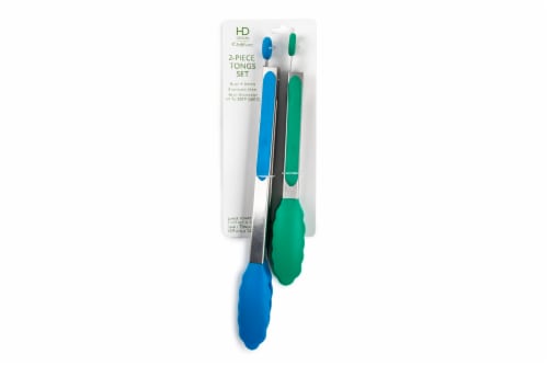 HD Designs Outdoors™ Tongs - Blue/Green Perspective: front