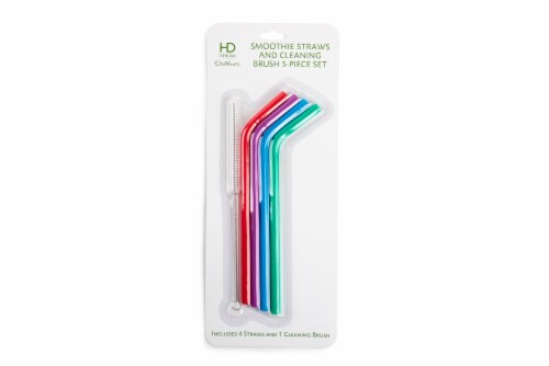 HD Designs Outdoors™ Smoothie Straws and Cleaning Brush Perspective: front