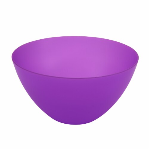 HD Designs Outdoors® Round Serve Bowl - Purple Perspective: front