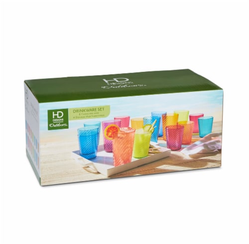 HD Designs Outdoors Acrylic Drinkware Set Perspective: front
