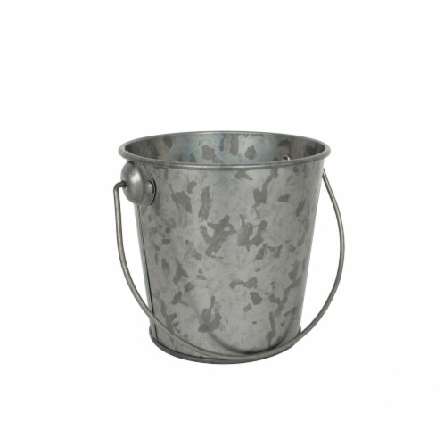 HD Designs Outdoors Galvanized Mini Bucket Perspective: front