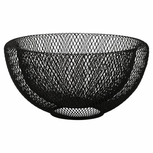 Dip™ Small Wire Mesh Bowl - Black Perspective: front