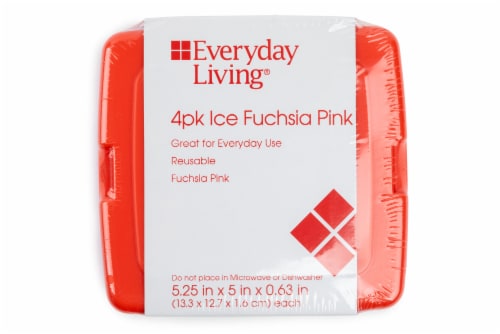 Everyday Living® Ice Packs - Fuchsia Pink Perspective: front
