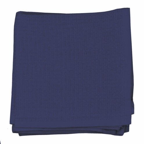 Dash of That Woven Waffle Dishcloth Set - Blue Perspective: front