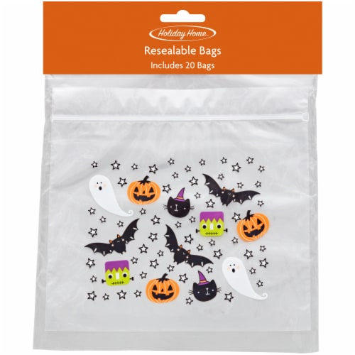 Holiday Home™ Icons Resealable Bags - 20 Pack Perspective: front