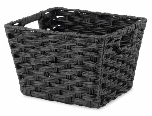 Everyday Living Small Split Rattique Tote - Driftwood Brown Perspective: front