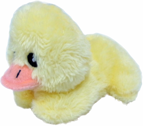 Holiday Home Plush Lying Duck - Yellow Perspective: front