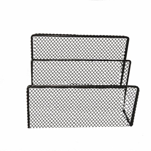 HD Designs Mesh Wire File Holder - Black Perspective: front