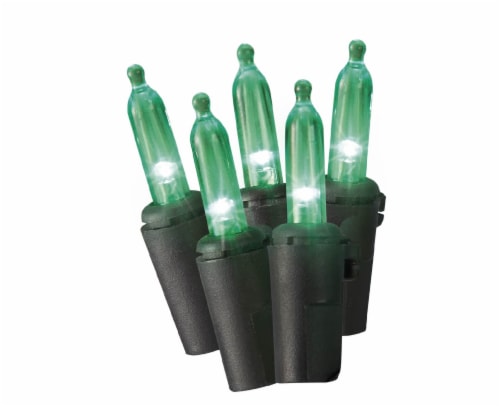 Holiday Home® 70 LED Mini Lights - Green Perspective: front