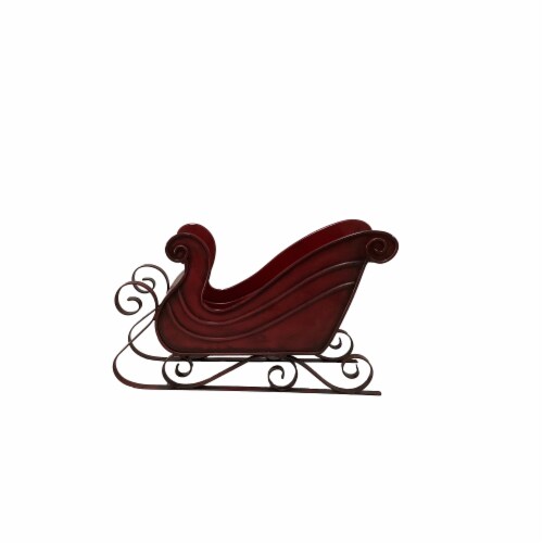 HD Designs Small Metal Sleigh Perspective: front