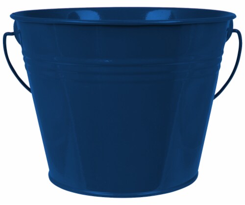 HD Designs Outdoors® Painted Pail - Citro Blue Perspective: front