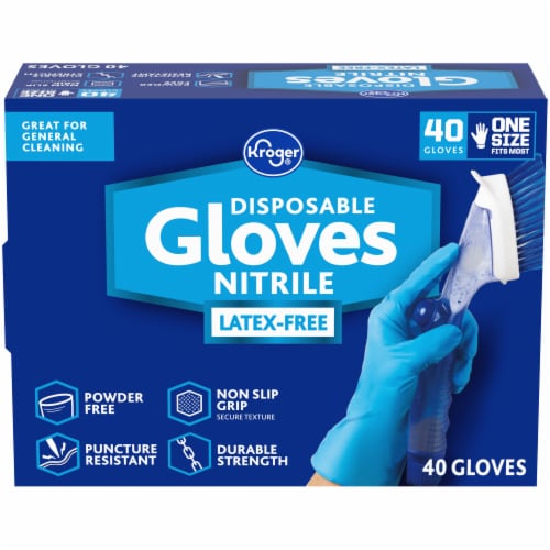  Firm Grip Nitrile Coated Gloves (10-Pack) : Health & Household