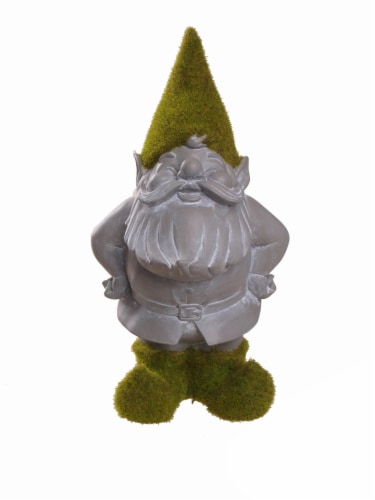 HD Designs Outdoors Mossy Gnome Decoration - Assorted Perspective: front
