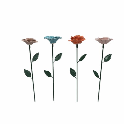 HD Designs Outdoors® Ceramic Flower Stake Perspective: front