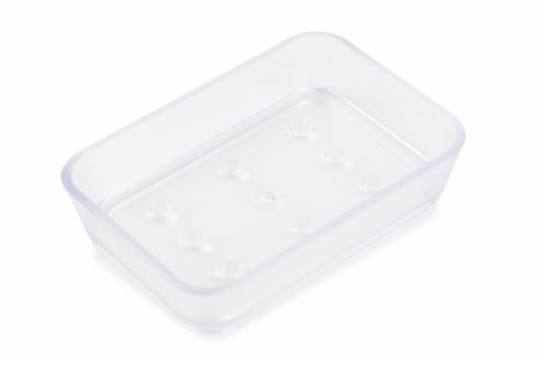Everyday Living Soap Dish - Clear Perspective: front