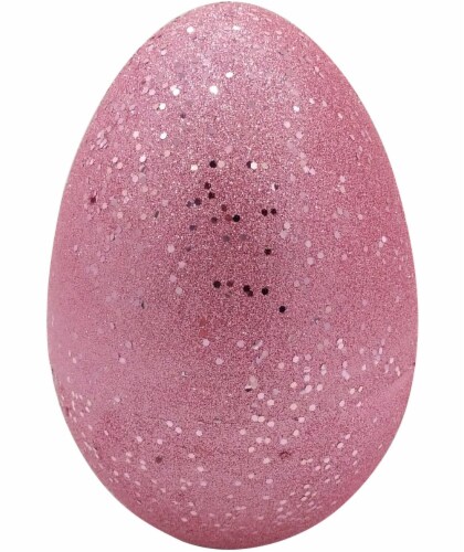 Holiday Home Glitter & Sequin Jumbo Egg - Lilac Perspective: front