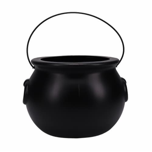 Holiday Home Halloween Cauldron - Black Perspective: front