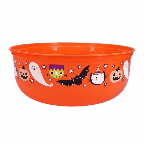 Holiday Home Happy Halloween Treat Bowl Perspective: front
