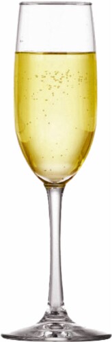 Dash of That Libbey Midtown Champagne Flute Glass - Clear Perspective: front
