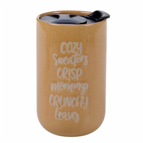 Holiday Home Coffee Mug - Cozy Crispy Crunchy Perspective: front