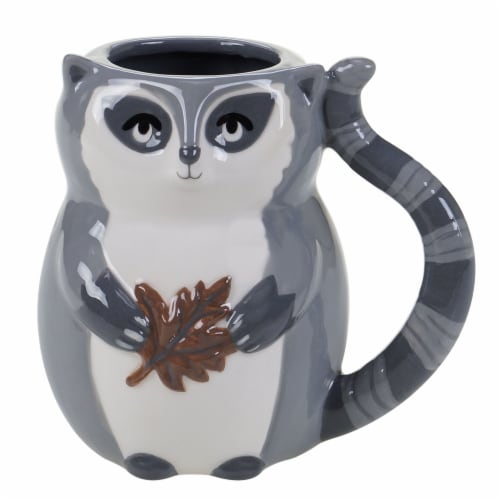 Holiday Home 3D Mug - Raccoon Perspective: front