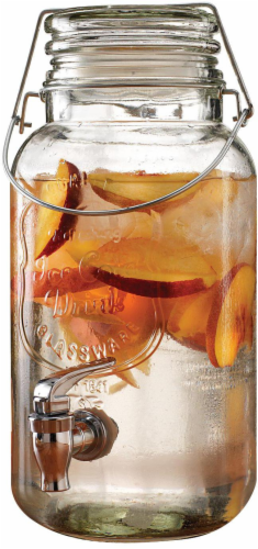 Dash of That Glass Beverage Dispenser - Clear Perspective: front