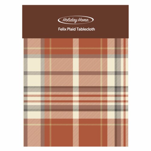 Holiday Home® Felix Plaid Tablecloth Perspective: front