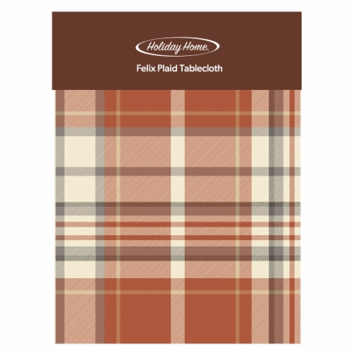Holiday Home® Felix Plaid Tablecloth Perspective: front